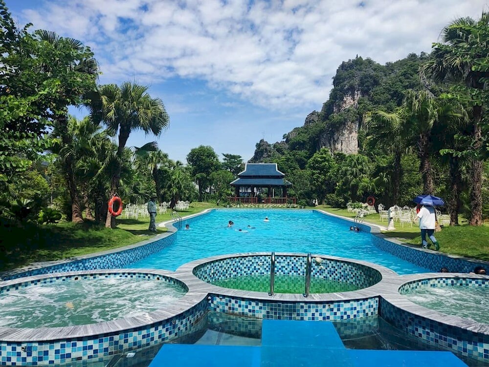 Kenh Ga Hot Spring is a perfect retreat, offering mineral-rich waters beneficial for health and relaxation